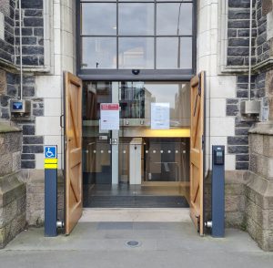 Hereford Street entry to Teece Museum