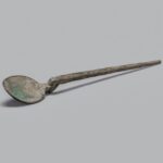Image of a bronze Roman spoon.